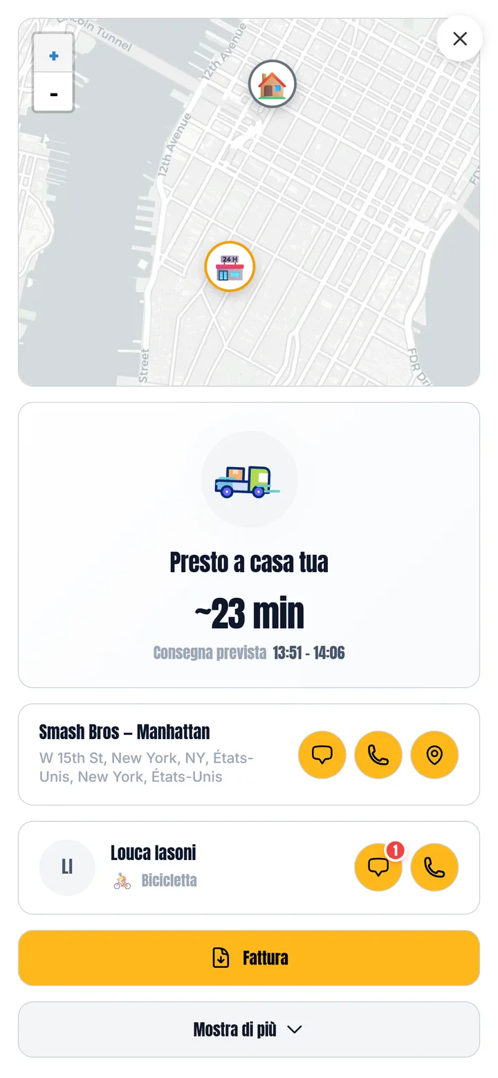 Seguimento do cliente XPRIO: estado da encomenda em tempo real
